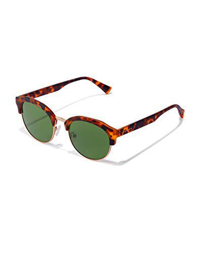 HAWKERS Classic Rounded Gafas de sol, Carey/Verde botella