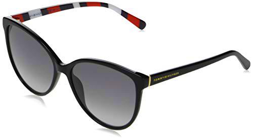 Tommy Hilfiger TH 1670/S gafas de sol, NEGRO, 57 para Mujer