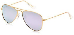 Ray-Ban 0rj9506s Gafas de sol, Matte Gold, 50 Unisex-Niño