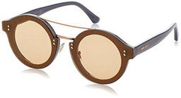 Jimmy Choo Montie/S V9 189 64 gafas de sol, Gris (Greyglttr Gd/Brown Ar), Mujer