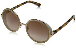 Jimmy Choo Andie/S NH J7A gafas de sol, Dorado (Gold Copper Nude Havana/Brown Mirror Silver Gold)