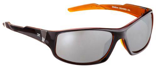 Dice - Gafas de Sol con plaquetas Suaves Negro Spray Crystal