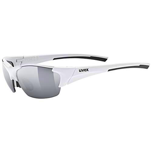 Uvex blaze III Gafas de deporte, Adultos unisex, white black, one size