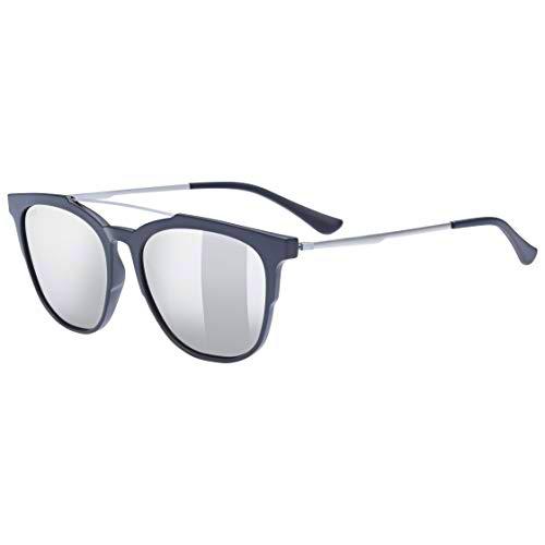 Uvex lgl 46 Gafas de Sol, Unisex-Adult, Black Mat/Silver, One Size