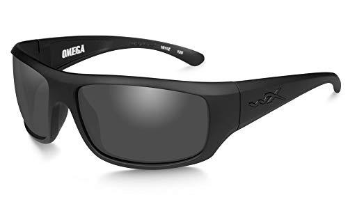 Wiley X WX Omega Gafas de Sol, Unisex, Wx Omega, Matte Black/Ops Smoke Grey, M/L