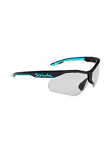 Spiuk Gafa VENTIX-K, Adultos Unisex, Negro/Turquesa, ESTANDAR