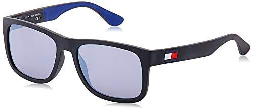 Tommy Hilfiger TH 1556/S Gafas de sol, Azul (BLK BLUE)