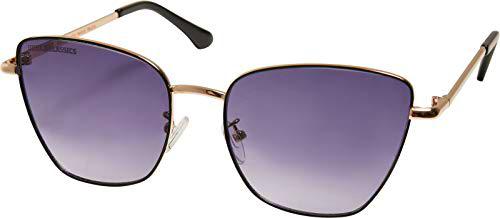 Urban Classics Sunglasses Paros Gafas, Negro/Dorado