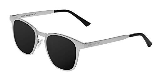 NORTHWEEK Regis Southbank Gafas, Plata - Negro, Adulto Unisex Adulto