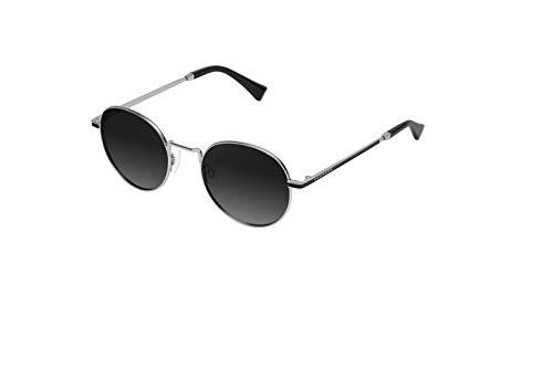 HAWKERS MOMA Gafas de Sol, Plata/Negro, One Size Unisex Adulto