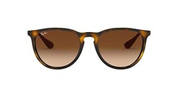 Ray-Ban Erika Classic Gafas de sol, Marrón (Tortoise/Gunmetal/Brown Gradient)