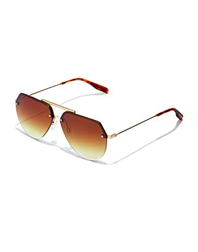 HAWKERS Cooper-Gold Smoky Brown Gafas de Sol, Dorado/Carey