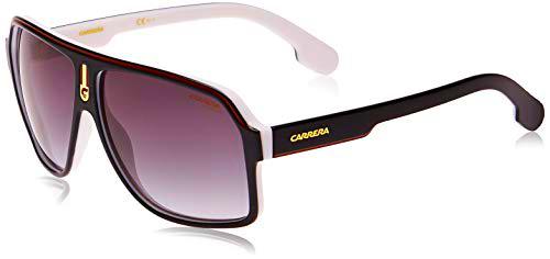 Carrera 1001/S 9O 80S Gafas de Sol, Negro (Black White/Dark Grey SF)