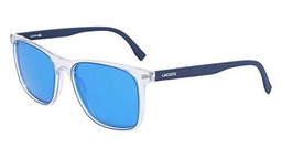 Lacoste L882S-414 Gafas, Crystal/Navy, 55/18/145 para Hombre