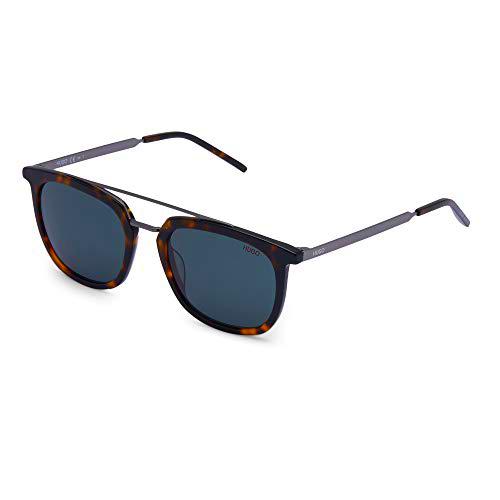 HUGO HG 1031/S, Gafas de Sol Hombre, Opaco rutenio Scuro Avana, 52