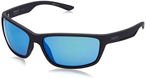 SMITH Redmond QG DL5 63 Gafas de Sol, Negro (Matt Black/Blue SP Pz CP)