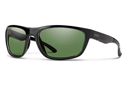 SMITH Redding Gafas, Negro/Chromapop + Polarizado Gris Verde