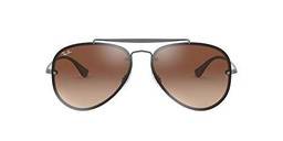 Ray-Ban 0Rb3584N, Gafas de Sol Unisex adulto, Marrón (Gunmetal), 61