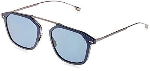 Hugo Boss Boss 1134/S, Gafas de Sol Hombre, Matte Blue, 55