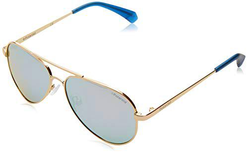 Polaroid KIDS PLD 8015/N/NEW Gafas de Sol, Oro, 52 Unisex Adulto