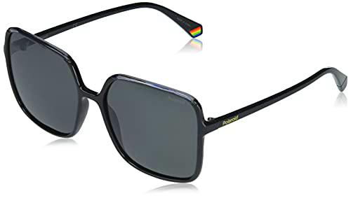 Polaroid PLD 6128/s Sunglasses, 08A/M9 Black Grey, 59 Womens