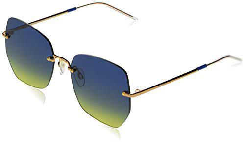 TOMMY HILFIGER TH 1667/S gafas de sol, Oro Azul, 57 para Mujer