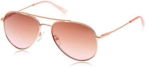 Calvin Klein CK18105S - Gafas de sol de metal rosa dorado/rosa