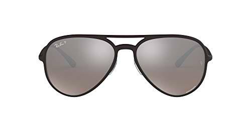 Ray-Ban 0RB4320CH Gafas de Sol, Matte Black, 57 Unisex