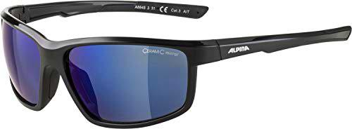 ALPINA, DEFEY Gafas Deportivas, Black, One Size, Unisex-Adult (A8645)