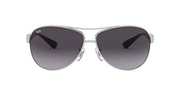 Ray-Ban Rb 3386 Gafas de sol, Silver, 67 para Hombre