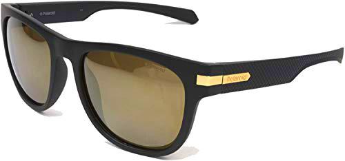 Polaroid PLD 2065/s Sunglasses, I46/LM MTTBLCK Gold, 54 Mens