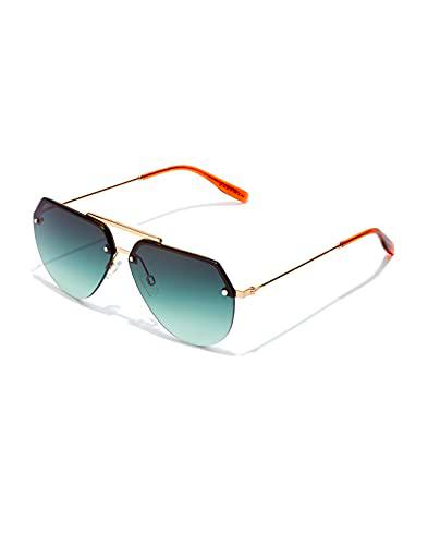 HAWKERS Cooper-Gold Green Forest Gafas de Sol, Verde Degradado