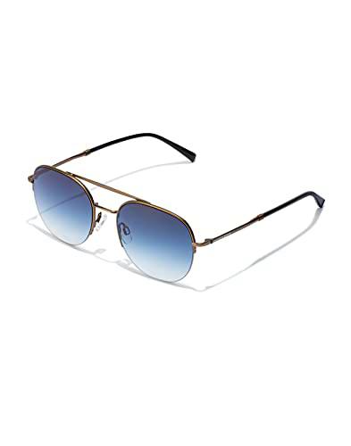 HAWKERS Lenox-Gun Metal Blue Gafas de Sol, Gris, One Size Unisex Adulto