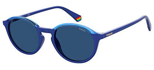 Polaroid PLD 6125/s Sunglasses, PJP/C3 Blue, 50 Unisex-Adult