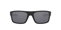 Oakley Drop Point Gafas de Sol, Hombre, Negro (Polished Black/Blackiridium), 61