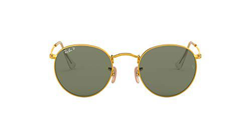 Ray-Ban Round Metal Gafas, Oro, 50 Unisex Adulto