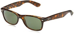 Ray Ban MOD. 2132, Gafas de Sol Unisex, Marrón (Havana), 52 mm