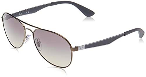 Ray-Ban RB 3549 Gafas de Sol, Matte Gunmetal, 58 para Hombre