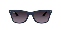 Ray-Ban 0rb4195 63318g 52 Gafas de Sol, Matte Blue, Hombre