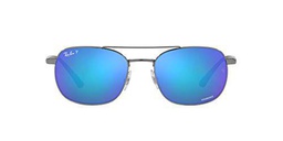 Ray-Ban 0RB3670CH Gafas, Gunmetal, 54 Unisex Adulto