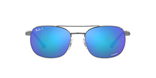 Ray-Ban 0RB3670CH Gafas, Gunmetal, 54 Unisex Adulto