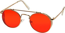 Urban Classics Sunglasses Chios Gafas, Oro/Rojo, Talla única Unisex Adulto