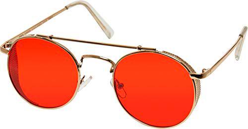 Urban Classics Sunglasses Chios Gafas, Oro/Rojo, Talla única Unisex Adulto