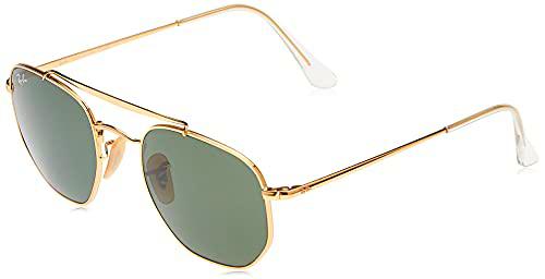 Ray-Ban 0Rb3648, Gafas de Sol Unisex Adulto, Dorado (Green Classic), 51