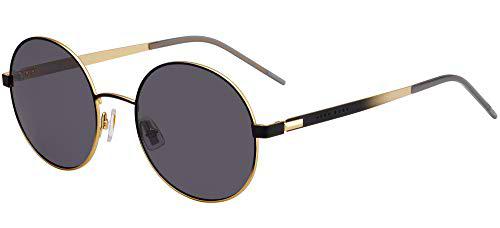 BOSS 1159/S Gafas de Sol, Nero Opaco Oro, 53 para Mujer