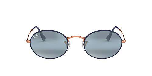 Ray-Ban 0RB3547 Gafas de Sol, Copper On Top Matte Dark Blue, 50 Unisex