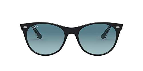 Ray-Ban Wayfarer Ii Gafas de lectura, Schwarz Auf Transparente/Blau/Gr