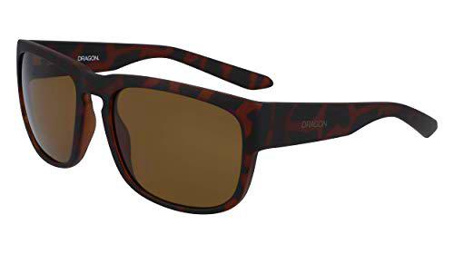 Dragon Dr Rune Gafas de Sol, Matte Tortoise, 58mm, 18mm