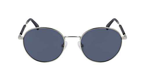 Calvin Klein CKJ20110S Gafas, Shiny Silver, 50/19/145 Unisex Adulto