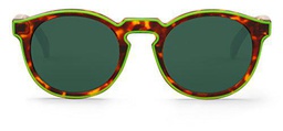 Mr. Boho | Jordaan | Lime / Cheetah Tortoise - Gafas de sol para hombre y mujer